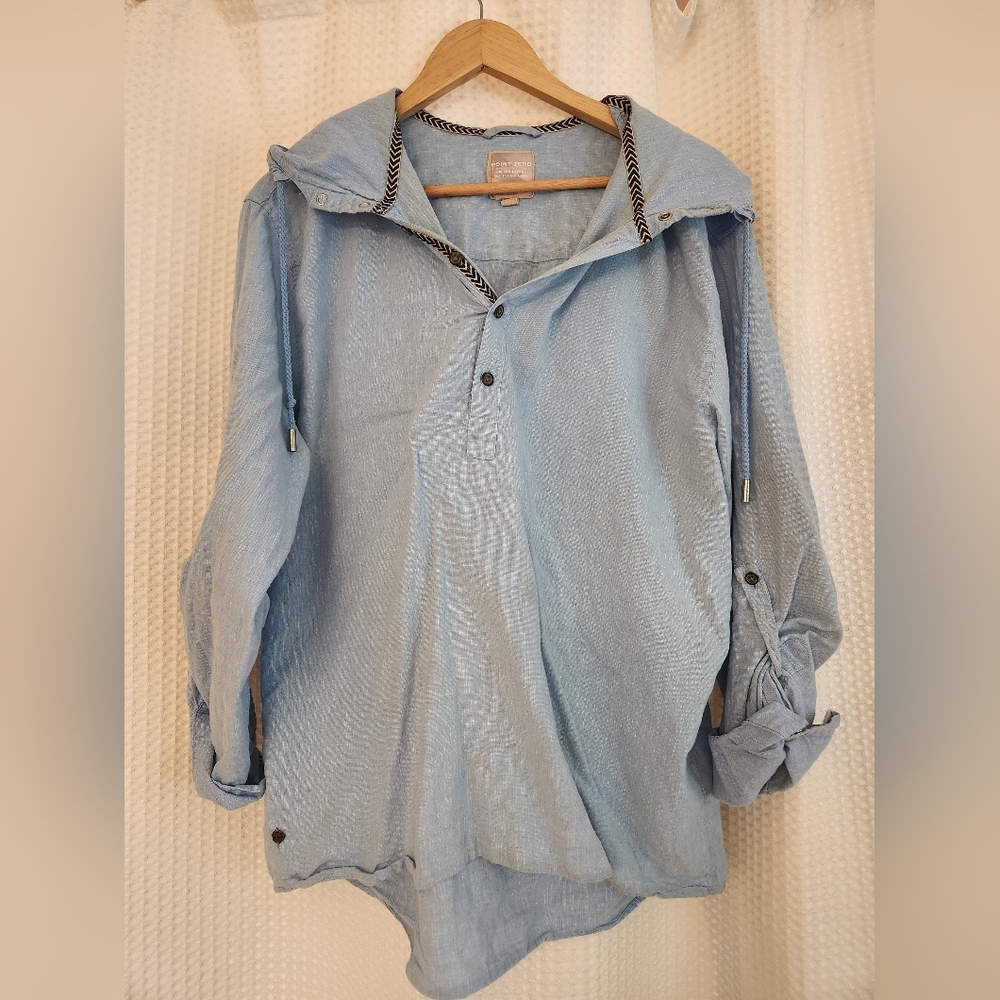 Linen hoodie